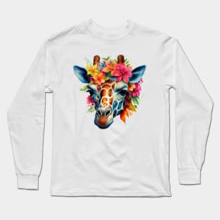 Sweet Giraffe Girl! Long Sleeve T-Shirt